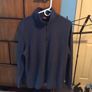 North Face Quarter Zip Fleece Pullover XL